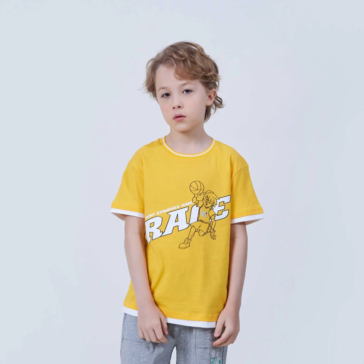 printed fashion t shirt for boys image