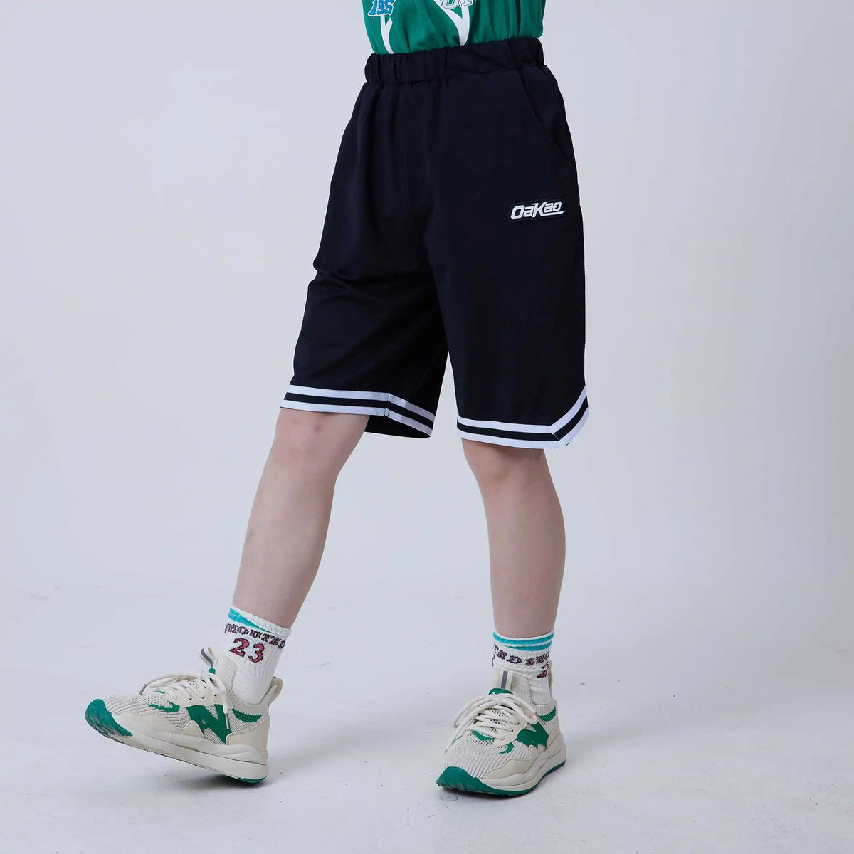 Baggy Fashion Shorts For Boys 140 | 8-9Y Black 140 | 8-9Y,44.5,55,55,91.2 Image