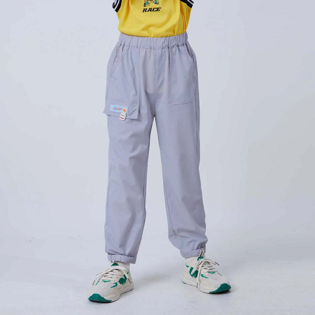 ankle tied fashion pants for boys image