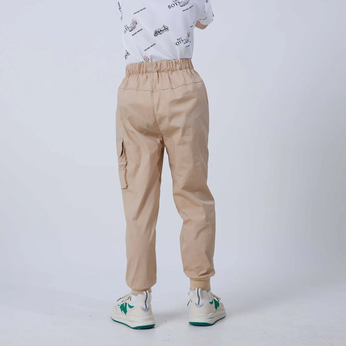 ankle tied fashion pants for boys image