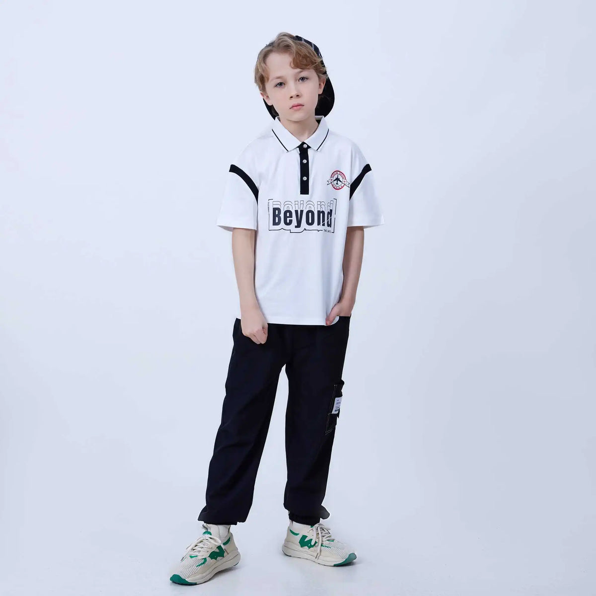 ankle tied fashion pants for boys image