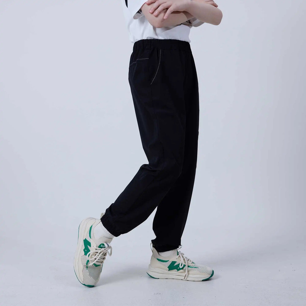 ankle tied fashion pants for boys image