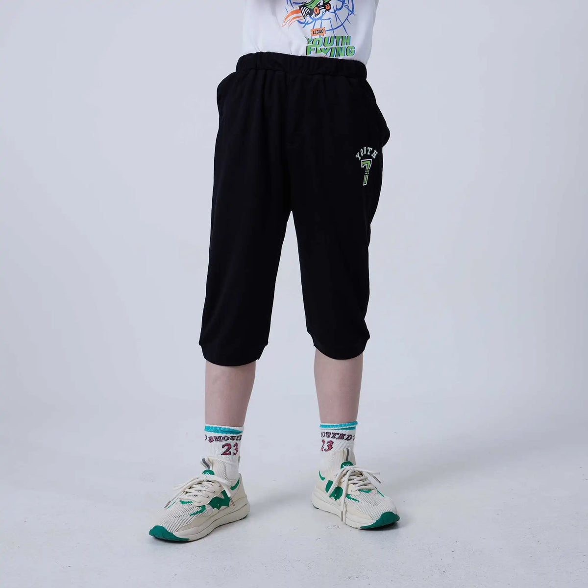 ankle tied fashion pants for boys image