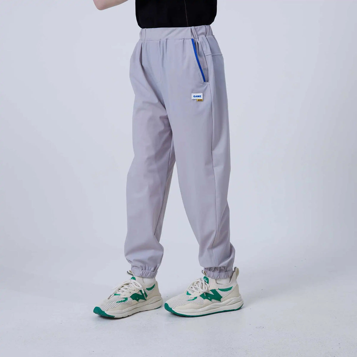 ankle tied fashion pants for boys image