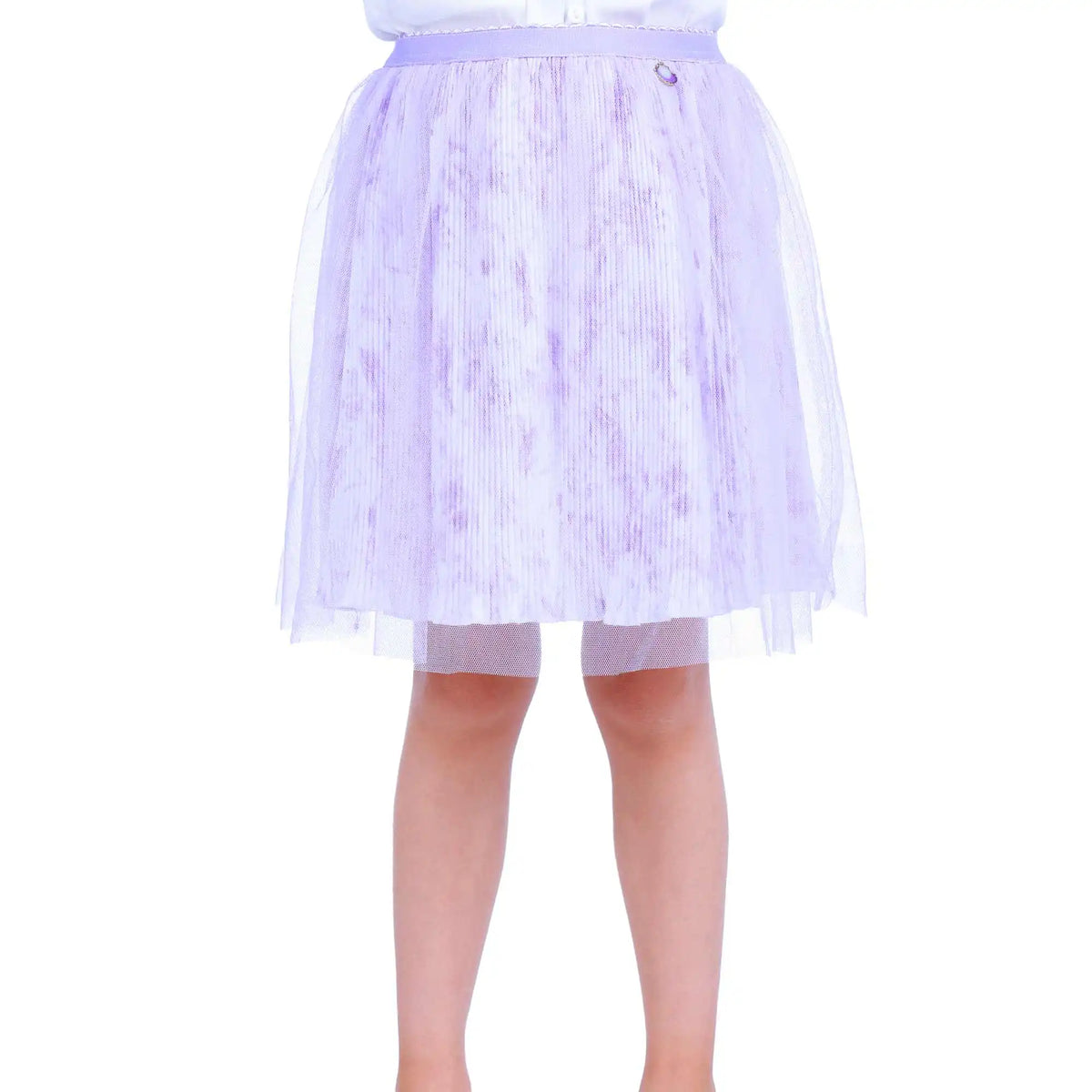 Breaks Elegant Skirt For Girls 100 | 3Y Purple Flower 100 | 3Y,32,42,, Image