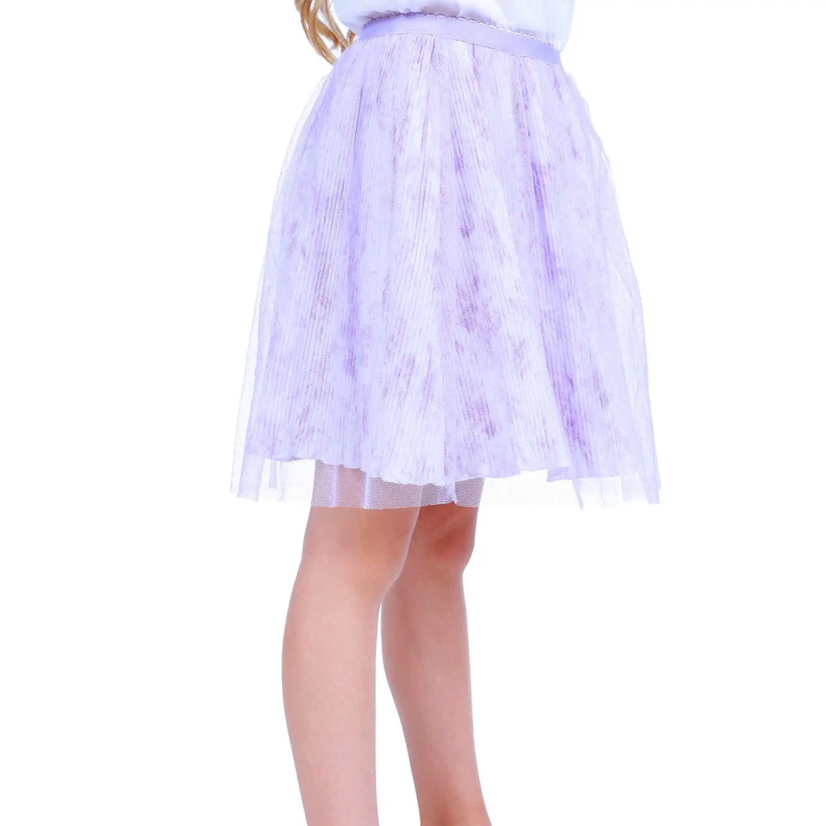 Breaks Elegant Skirt For Girls 130 | 7-8Y Purple Flower 130 | 7-8Y,41,51,, Image