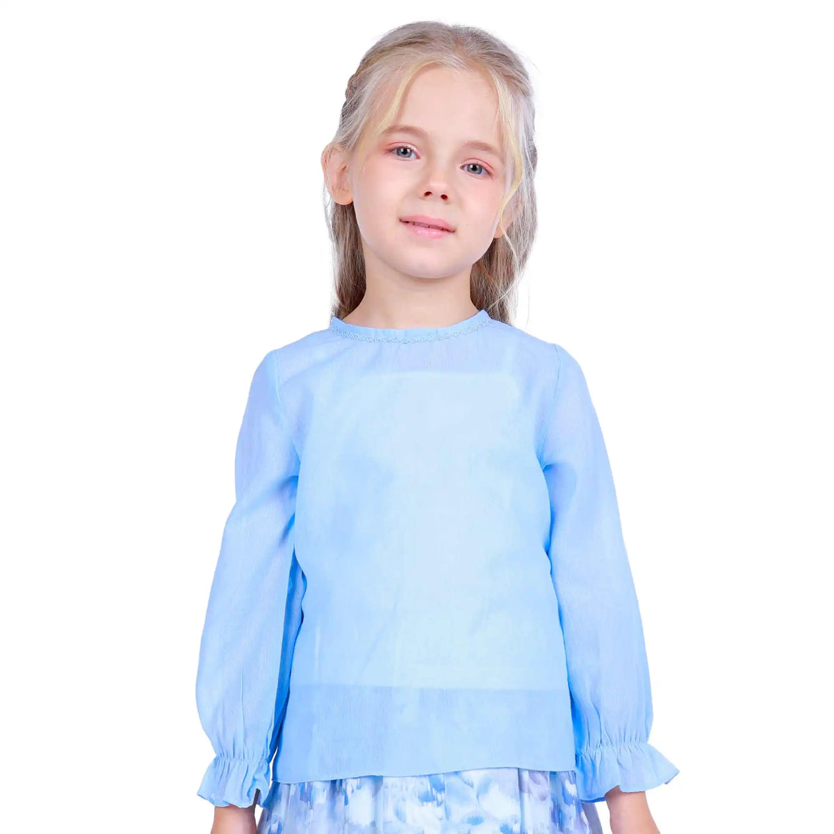 Plain Elegant Blouse For Girls 150 | 10-11Y Off White 150 | 10-11Y,56,78,51.5, Image