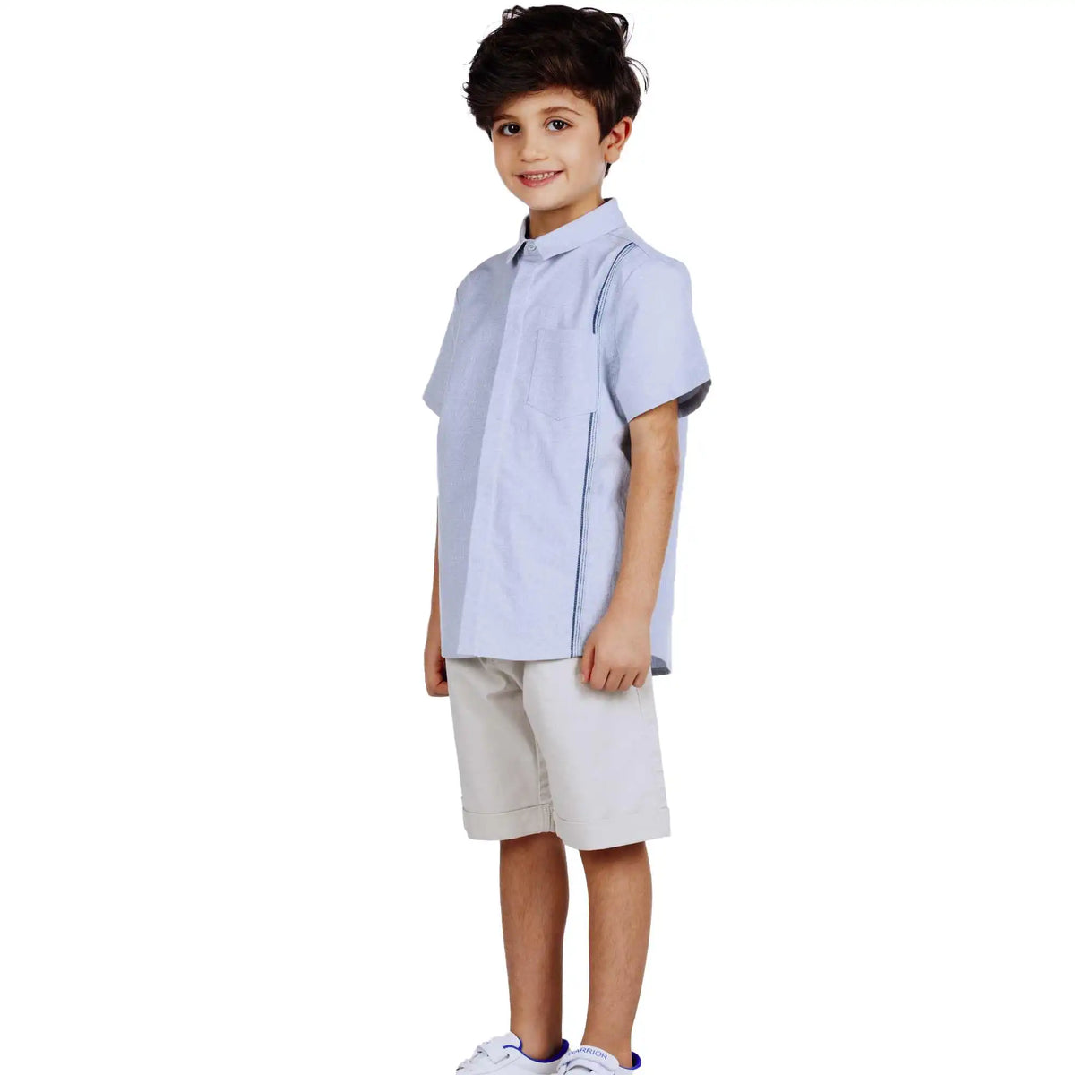 Ordinary Elegant Shorts For Boys 120 | 5-6Y Light Gray 120 | 5-6Y,39,59,46.5,74 Image