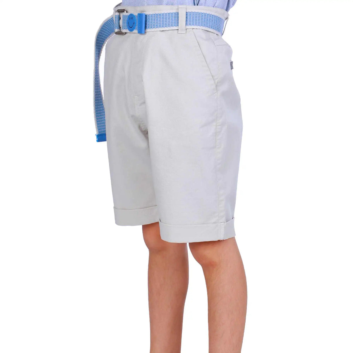 Ordinary Elegant Shorts For Boys 130 | 7-8Y Light Gray 130 | 7-8Y,42,63,49,78 Image