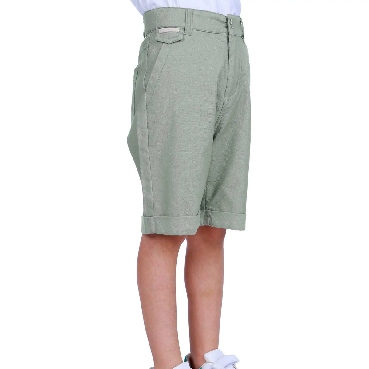 Ordinary Elegant Shorts For Boys 110 | 4-5Y Gray Green 110 | 4-5Y,36,56,44,70 Image