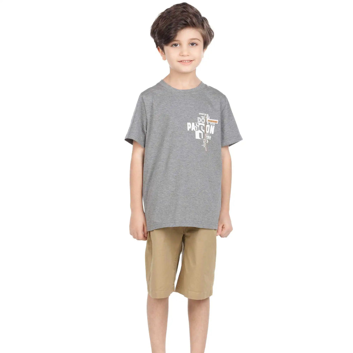 Ordinary Elegant Shorts For Boys 120 | 5-6Y Dark Khaki 120 | 5-6Y,43,48,50,82 Image