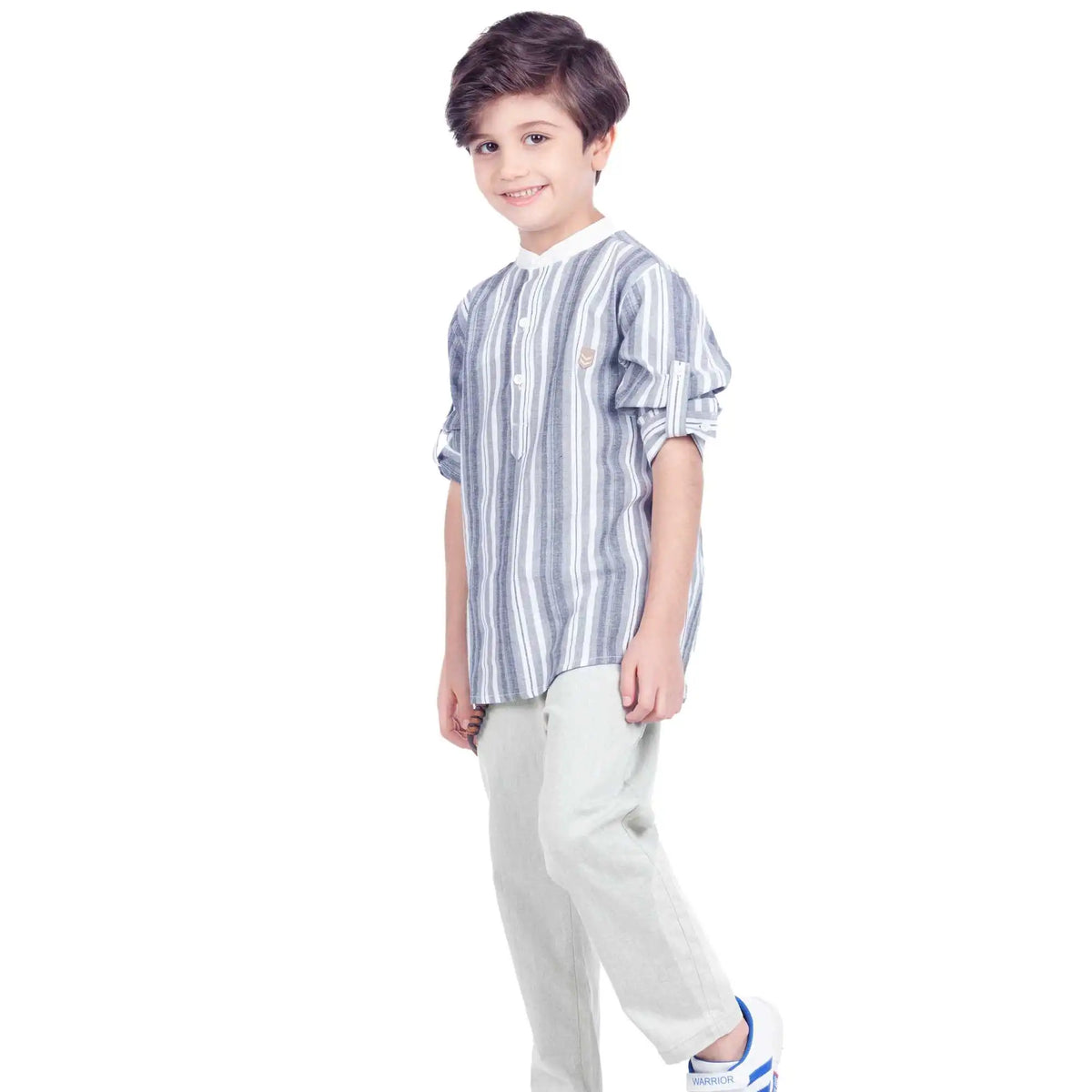 Skinny Elegant Pants For Boys 120 | 5-6Y Light Gray 120 | 5-6Y,65,59,46,74 Image