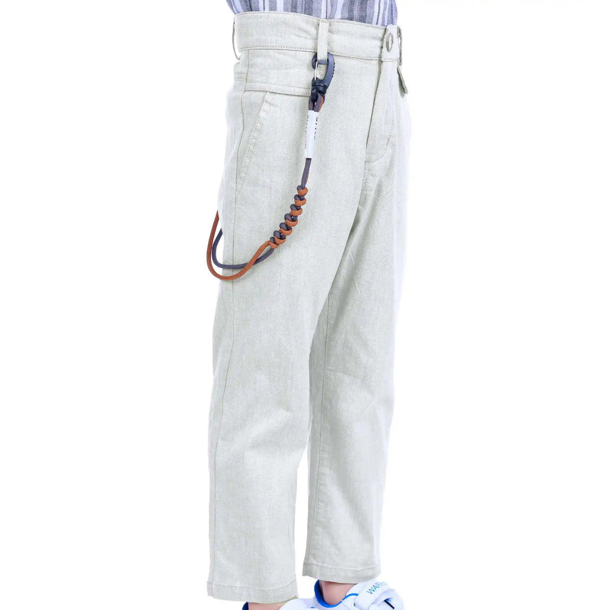 Skinny Elegant Pants For Boys 130 | 7-8Y Light Gray 130 | 7-8Y,71,63,49,78 Image