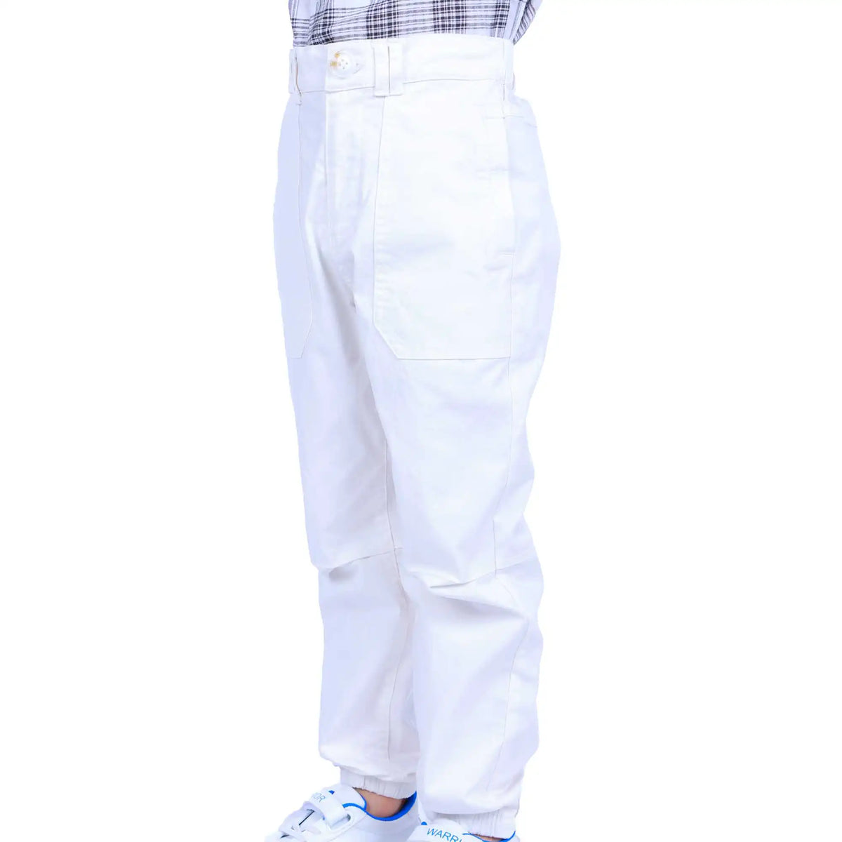 Ankle-Tied Elegant Pants For Boys 130 | 7-8Y Off White 130 | 7-8Y,78,58,51.5,78 Image