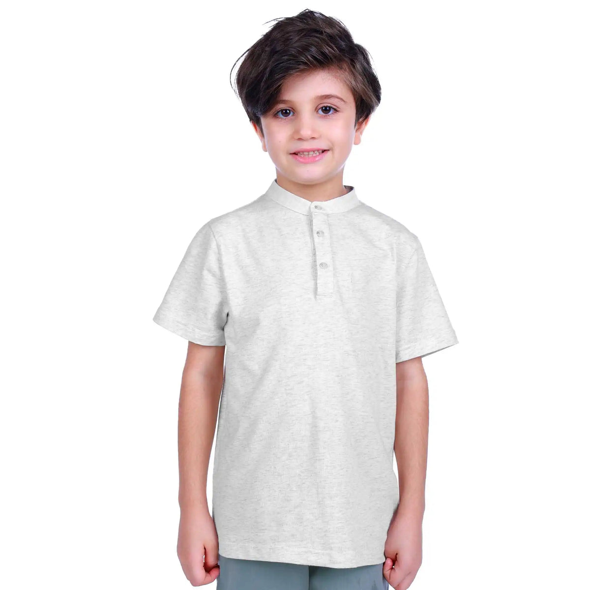 plain elegant t shirt for boys image