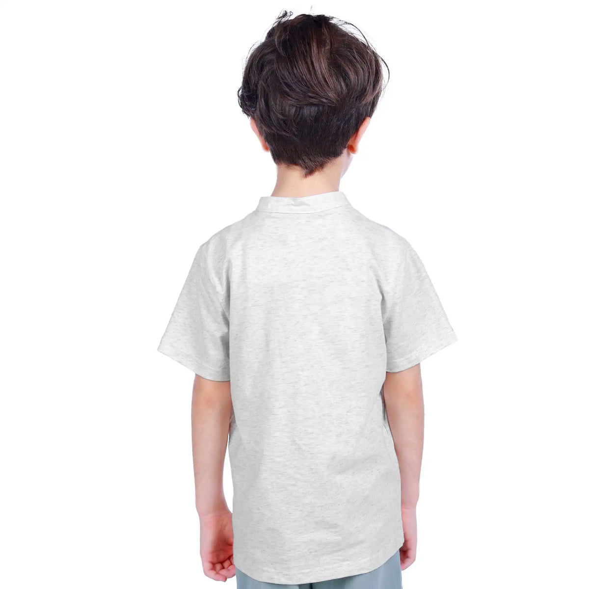 plain elegant t shirt for boys image