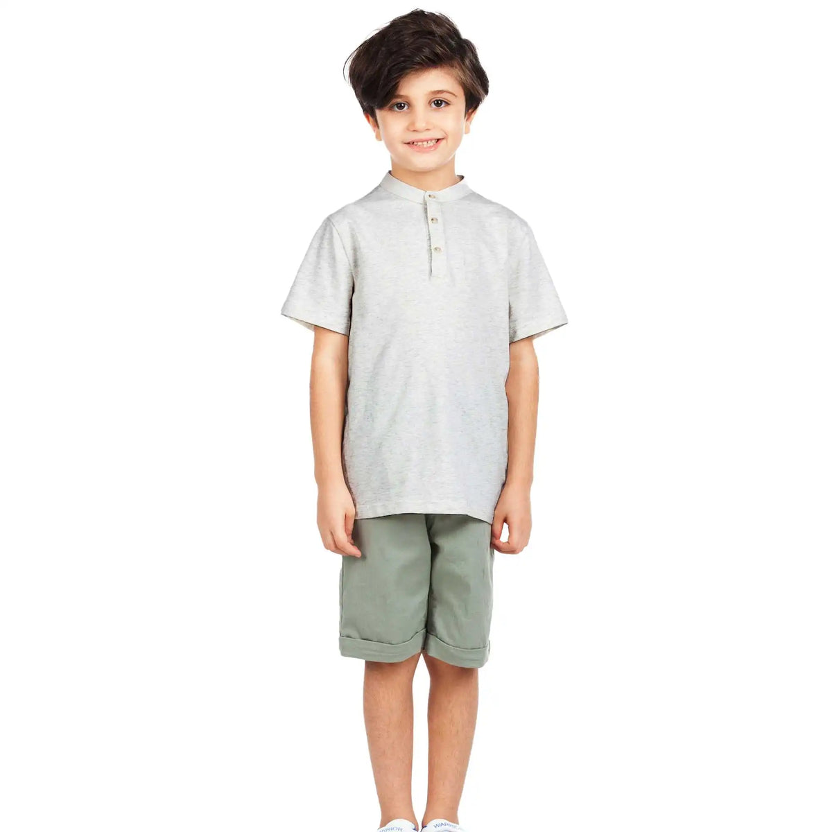 plain elegant t shirt for boys image