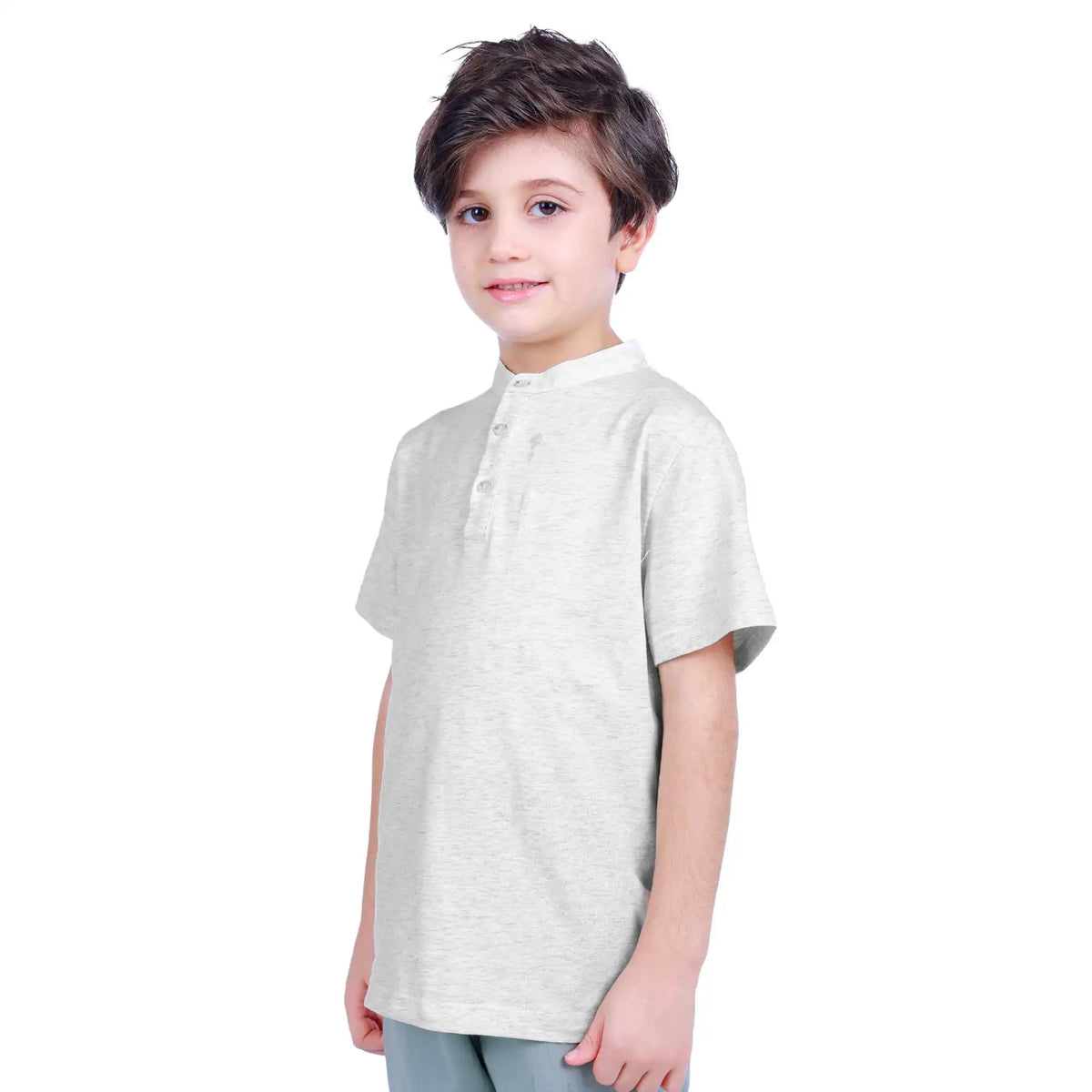 plain elegant t shirt for boys image