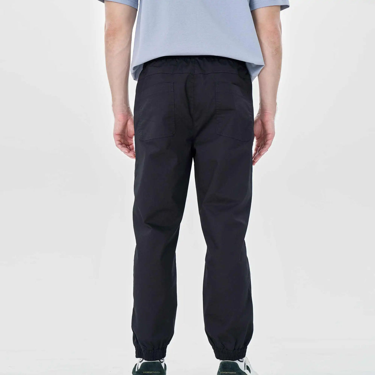 ankle tied casual pants for men image