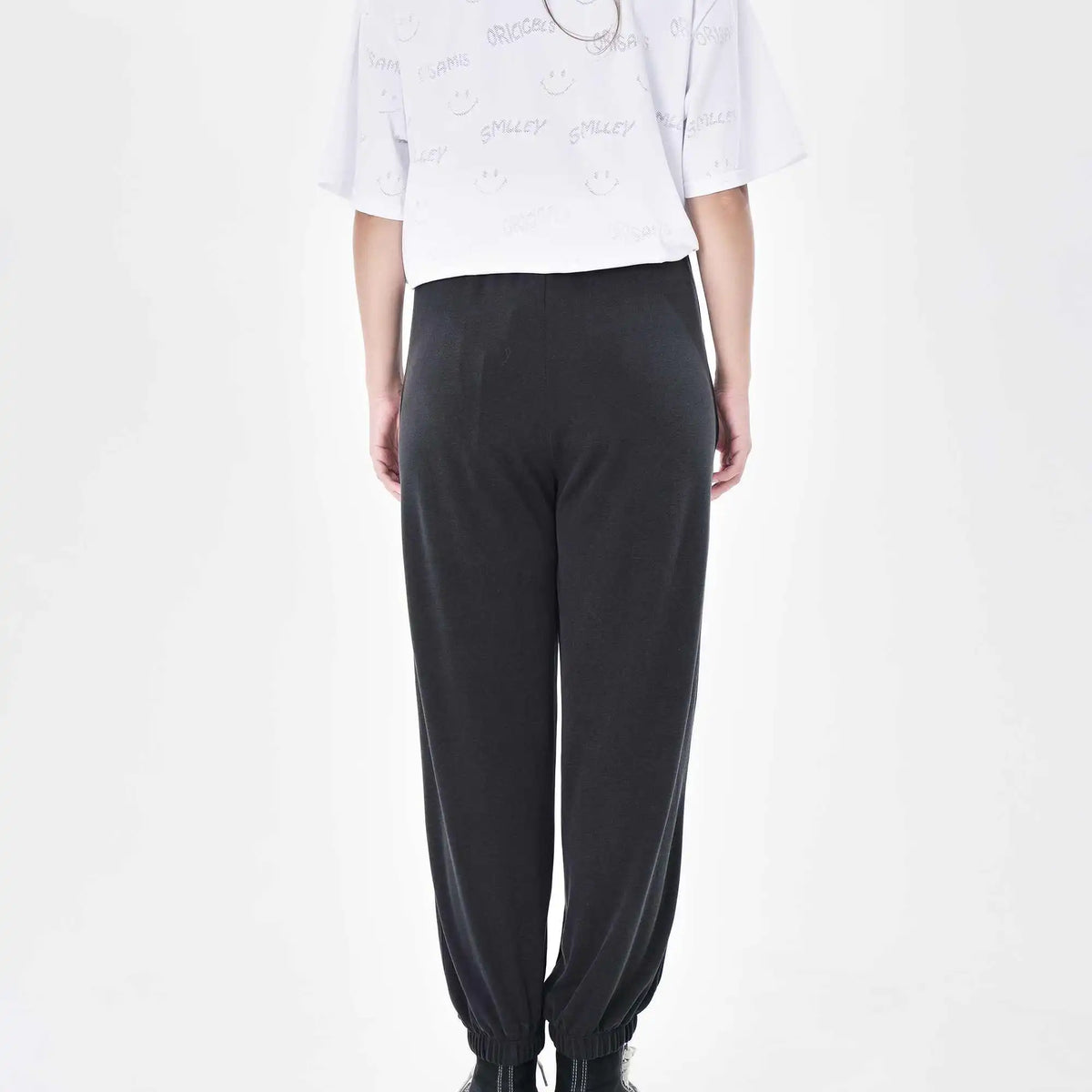 ankle tied casual pants for women image