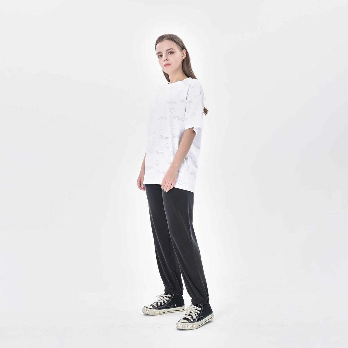 ankle tied casual pants for women image