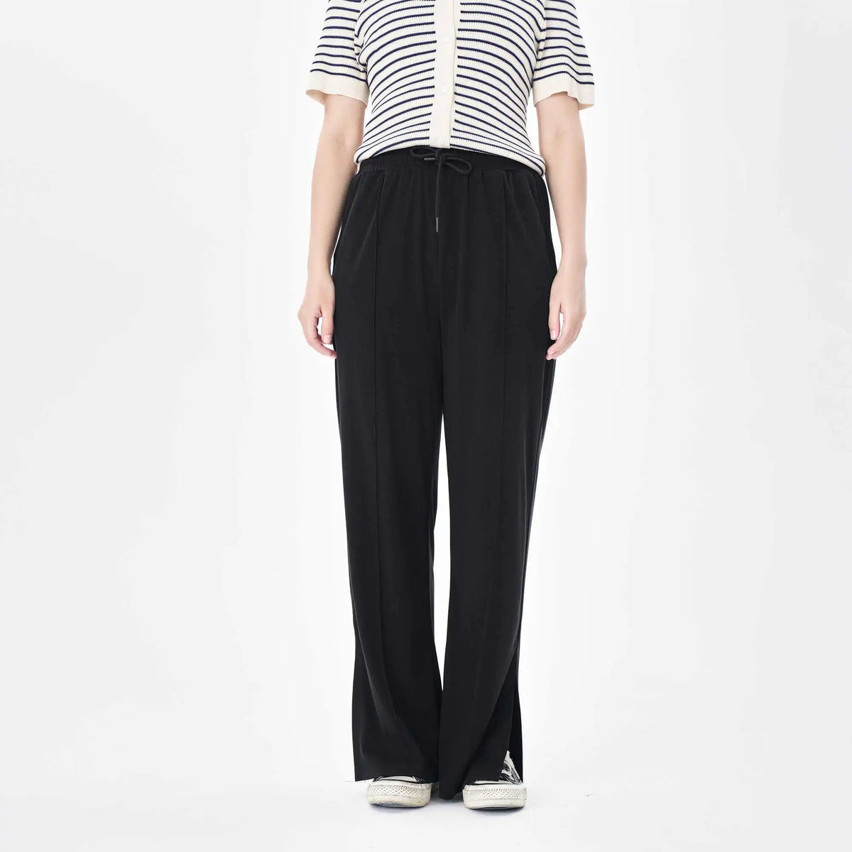 wide leg casual pants for women image