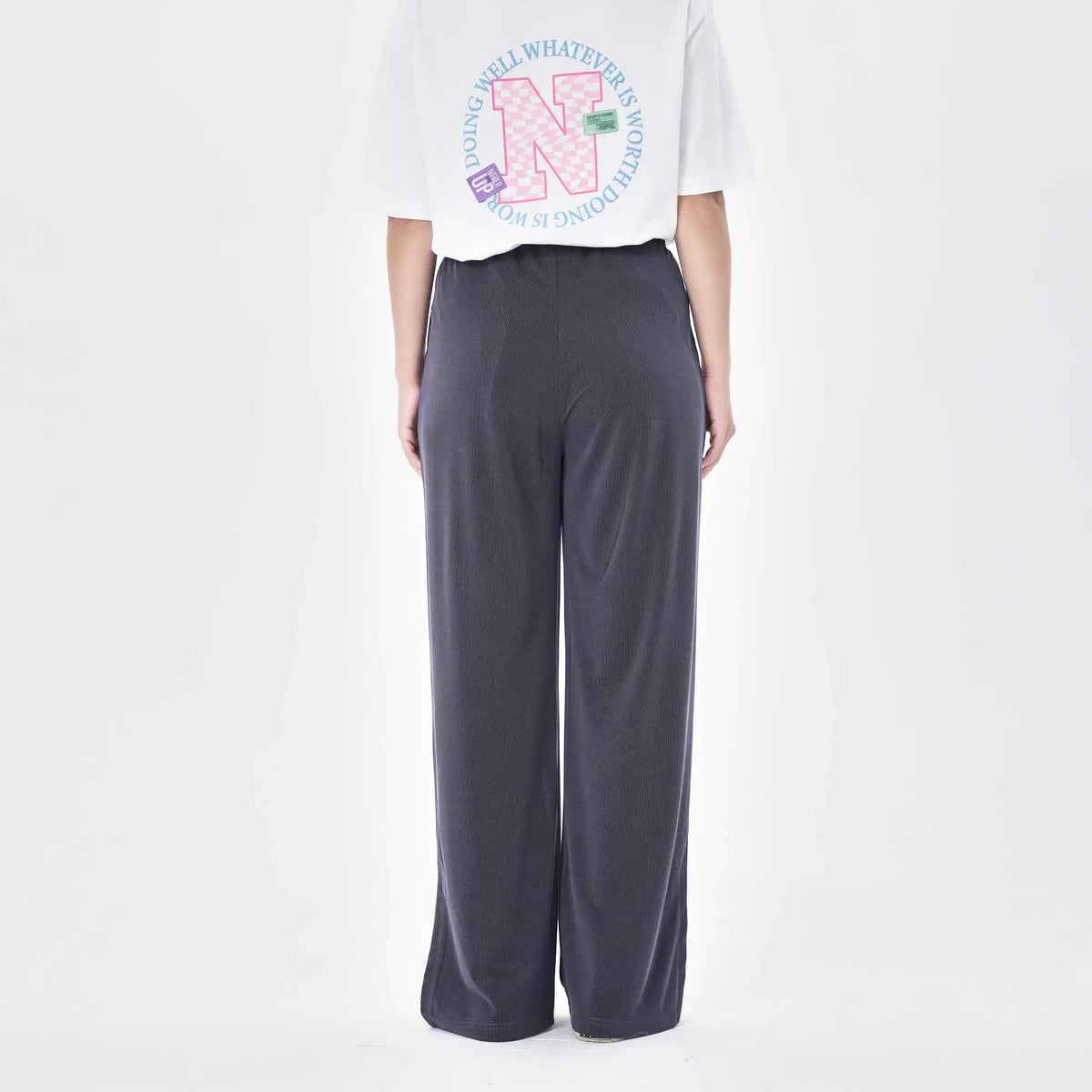 wide leg casual pants for women image