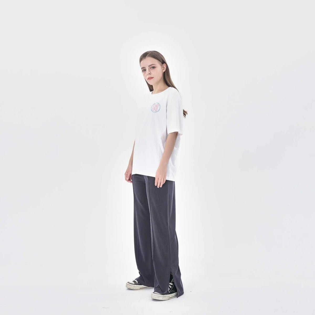 wide leg casual pants for women image