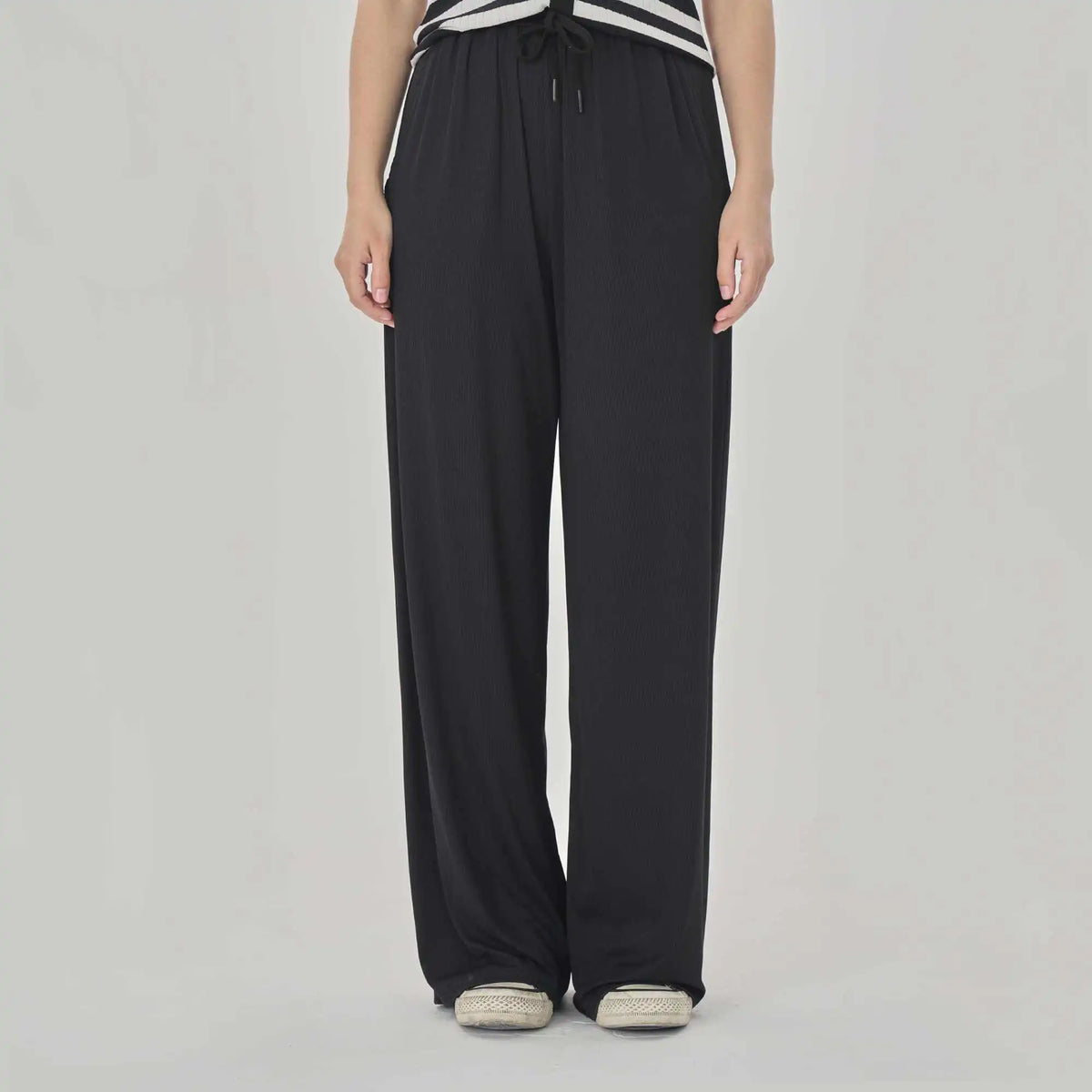 wide leg casual pants for women image