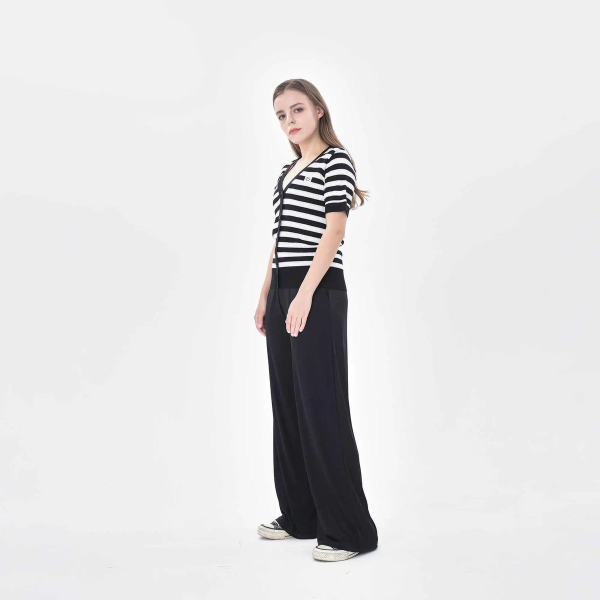 wide leg casual pants for women image