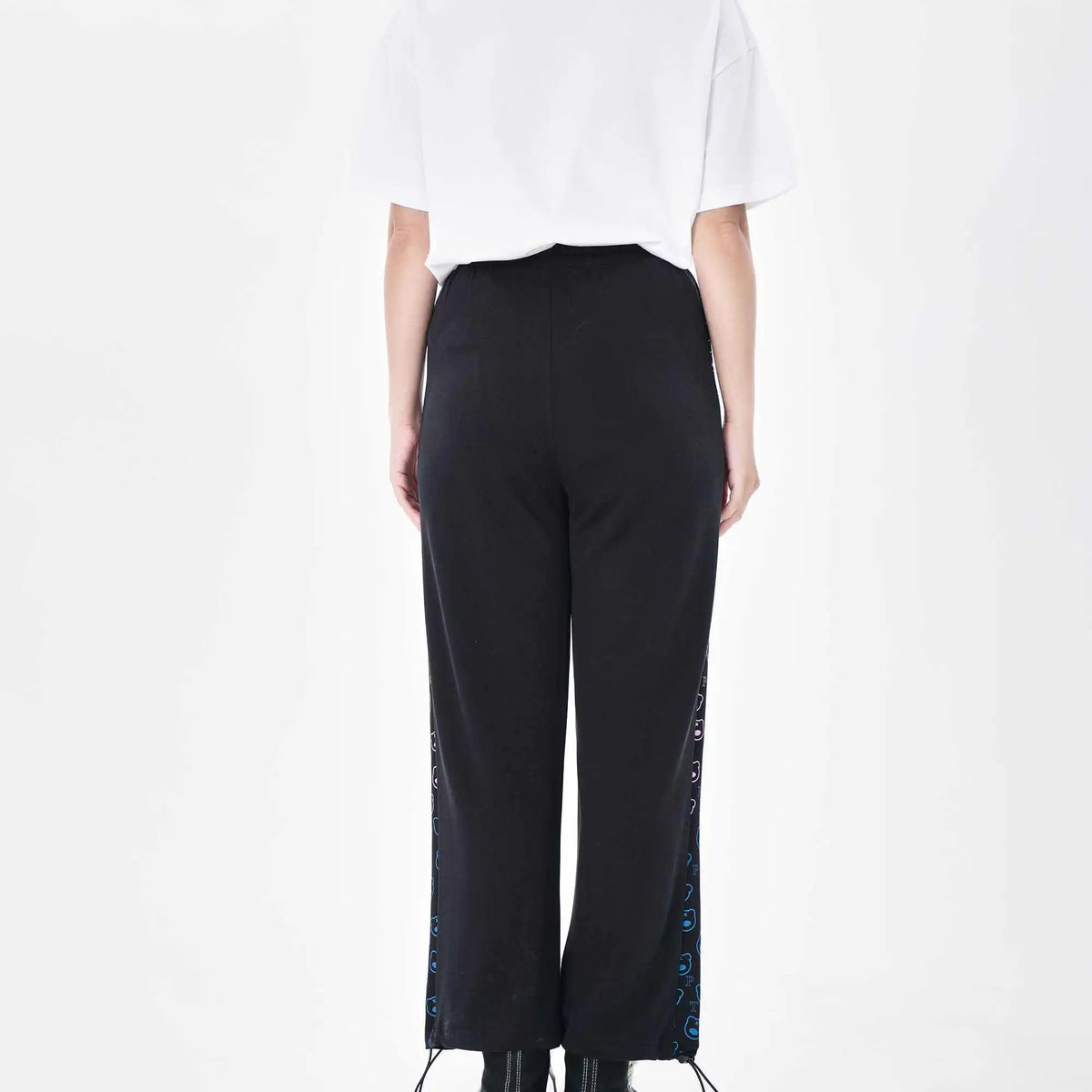 ankle tied casual pants for women image