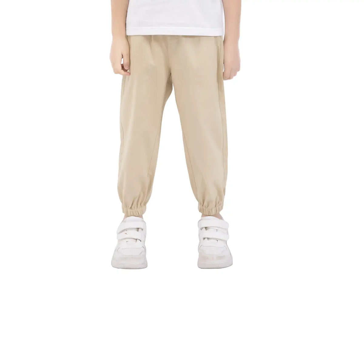 Ankle-tied Casual Pants For Boys 110 | 4-5Y Beige 110 | 4-5Y,63,48,47,78 Image