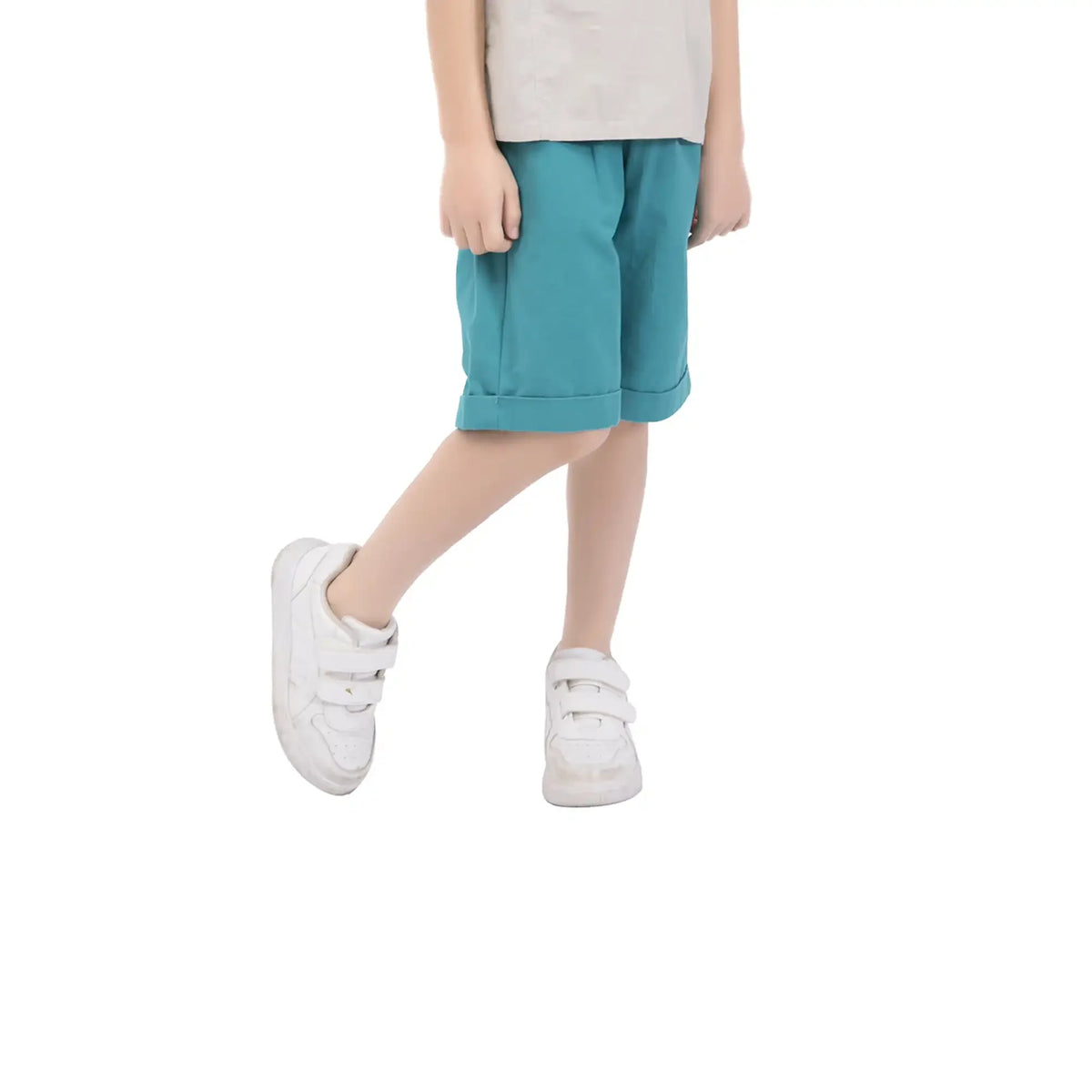 Baggy Casual Shorts For Boys 130 | 7-8Y Lake Blue 130 | 7-8Y,47,52,52.4,88 Image