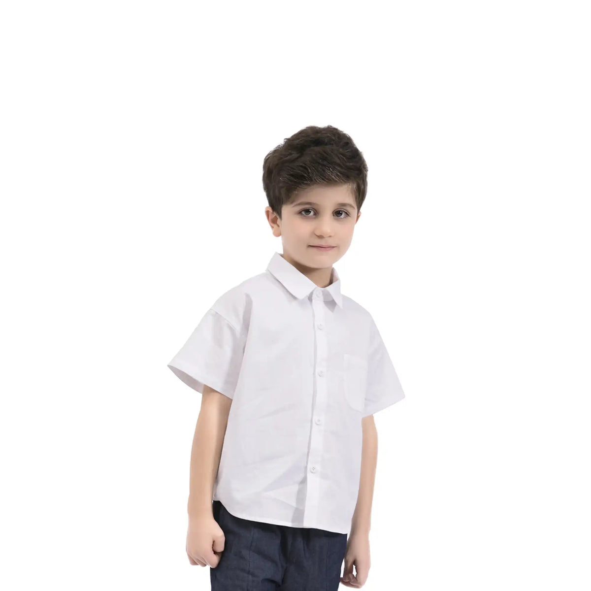 plain casual shirt for boys image