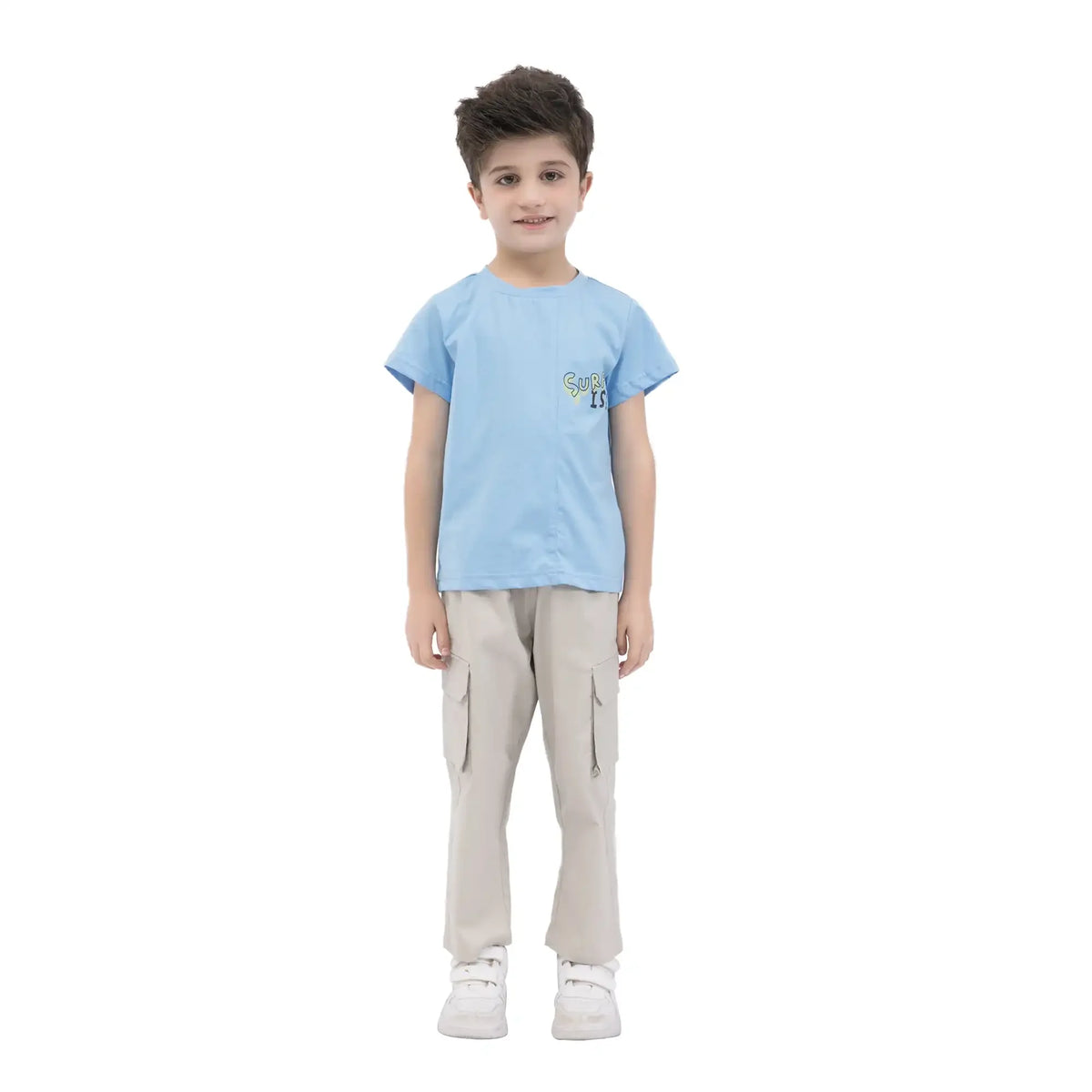 printed casual t shirt for boys image