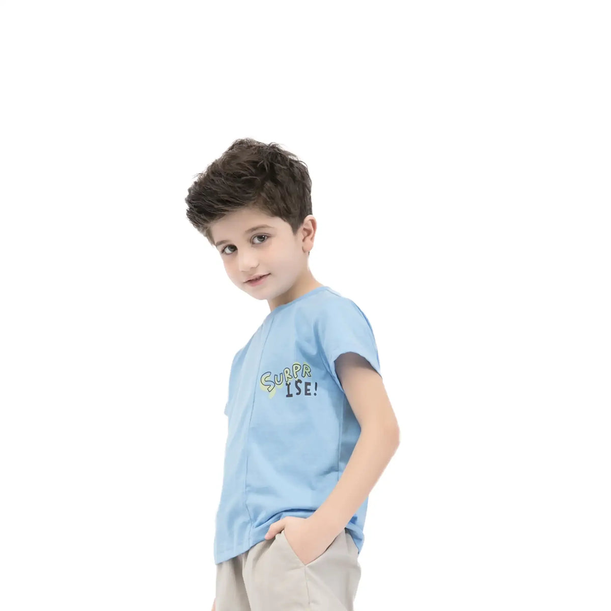 printed casual t shirt for boys image