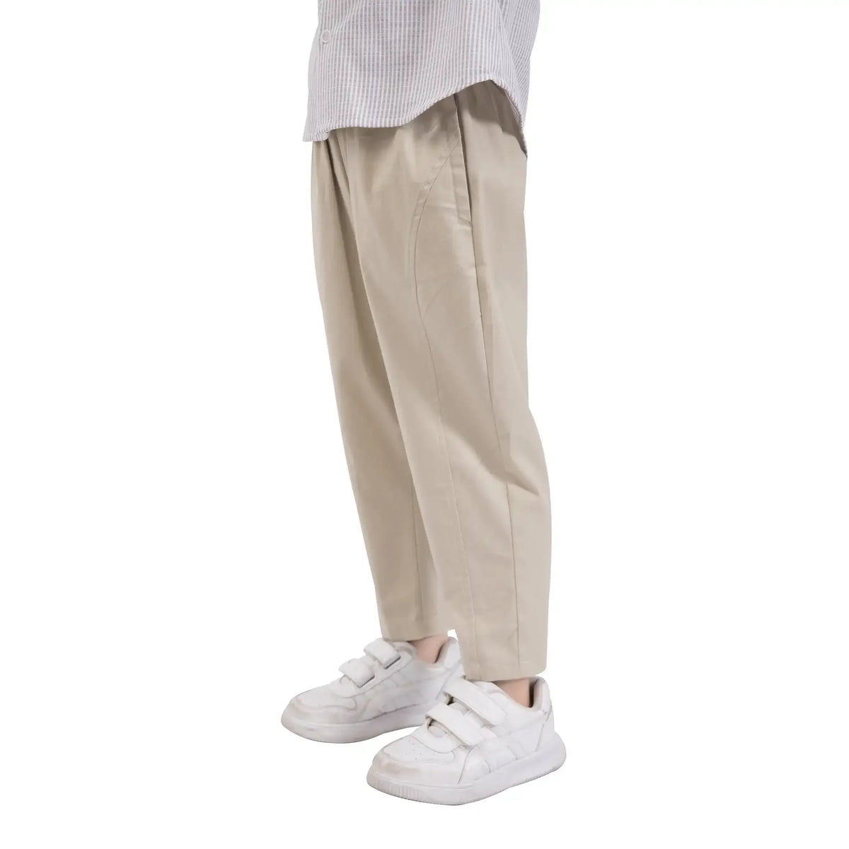 Harem Casual Pants For Boys 130 | 7-8Y Sliver Gray 130 | 7-8Y,75,52,55.4,92 Image