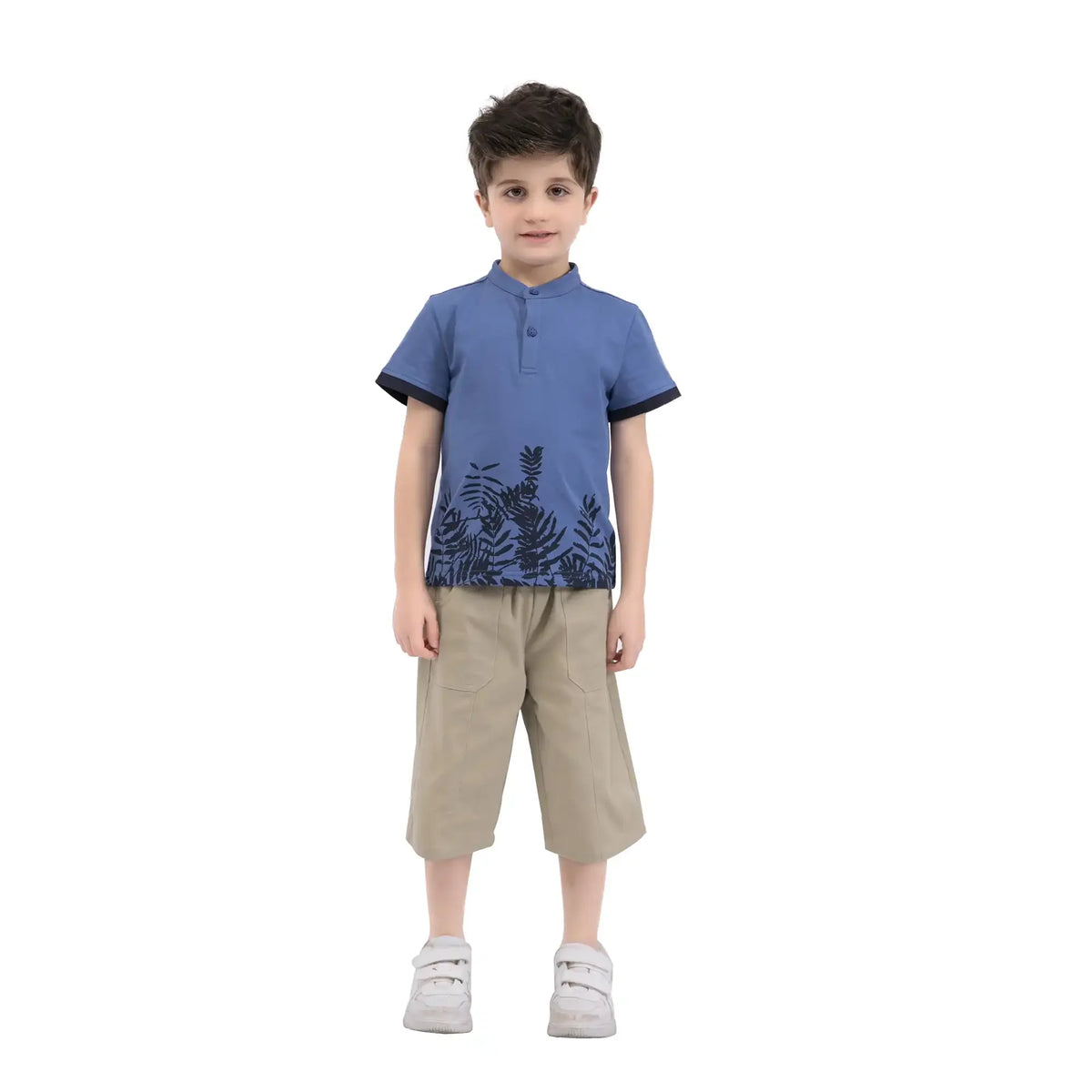 printed casual t shirt for boys image