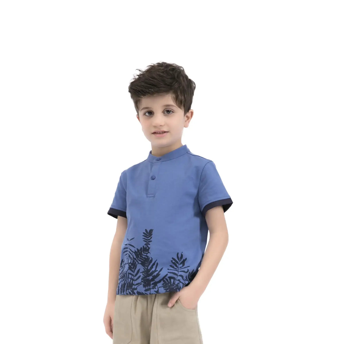 printed casual t shirt for boys image