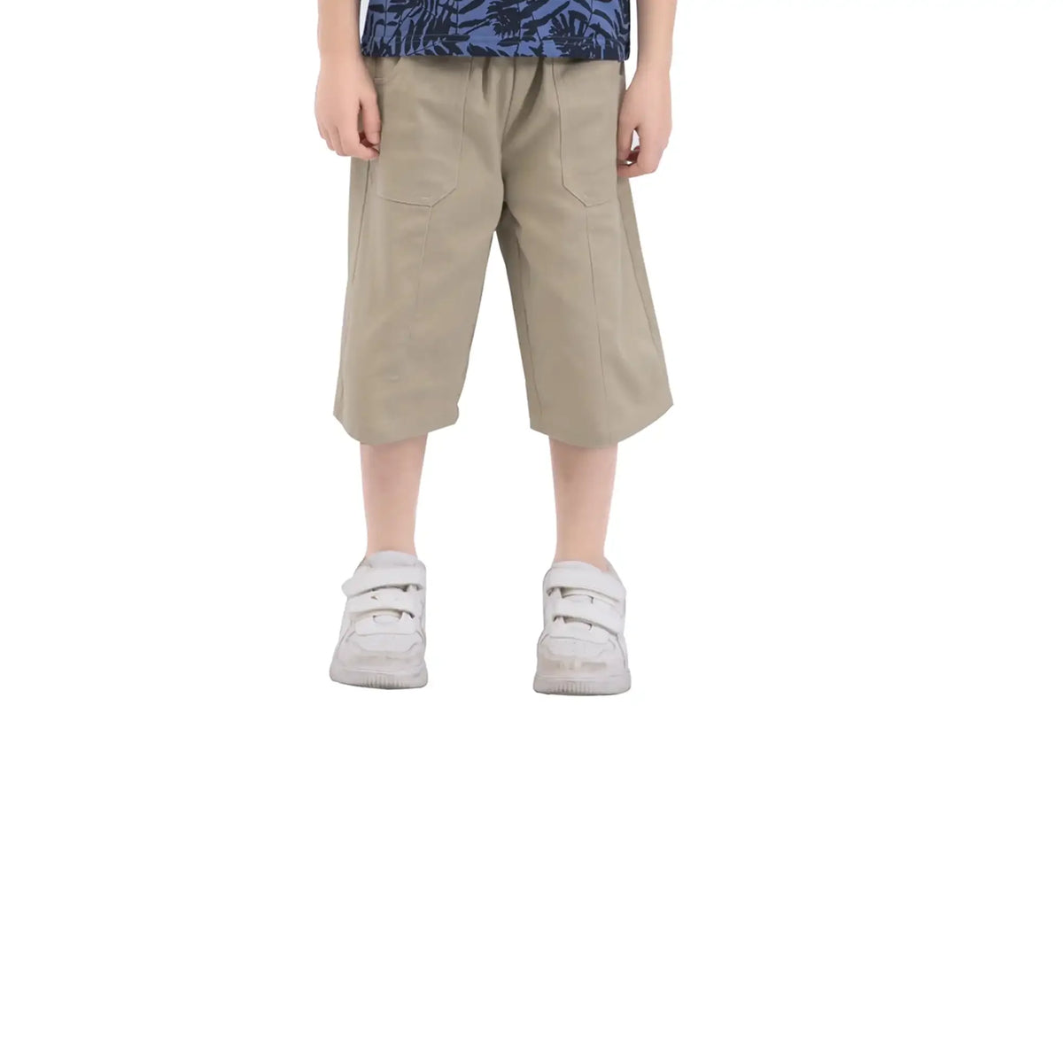 Straight-Leg Casual Pants For Boys 100 | 3Y Khaki 100 | 3Y,40.5,46,44.3,73 Image