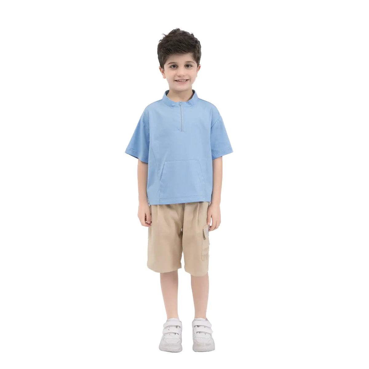 plain casual t shirt for boys image