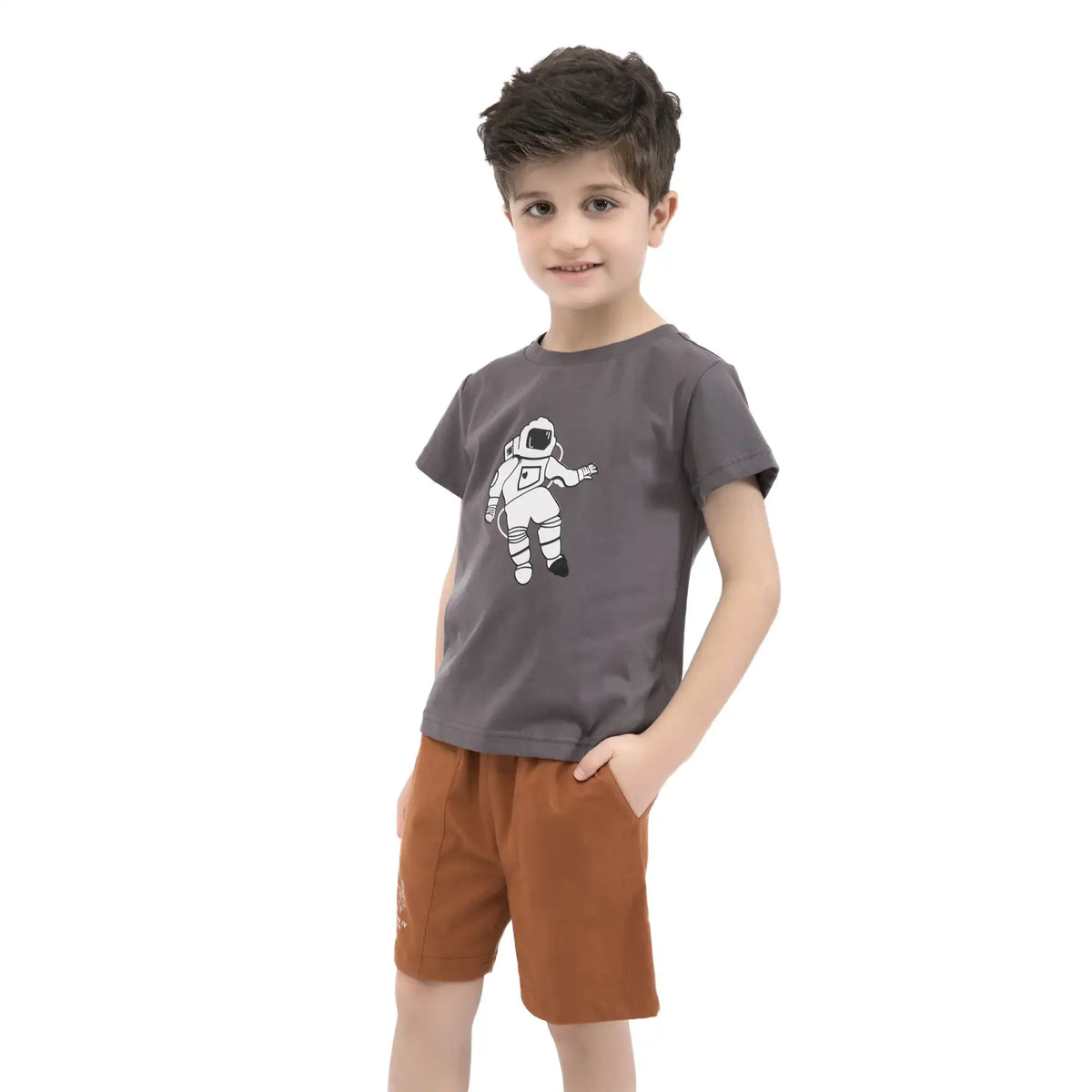 printed casual t shirt for boys image