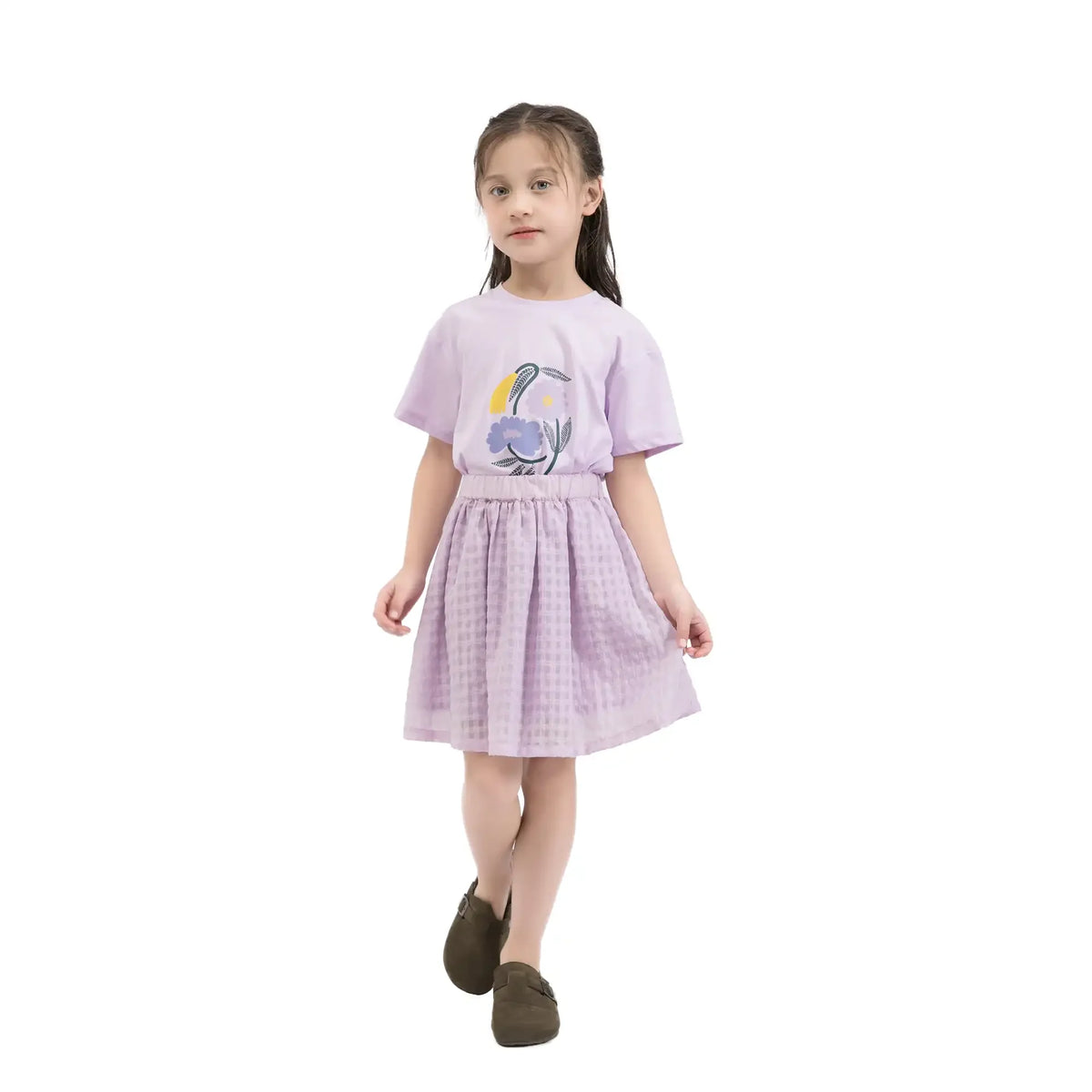 Floral Casual T.Shirt For Girls