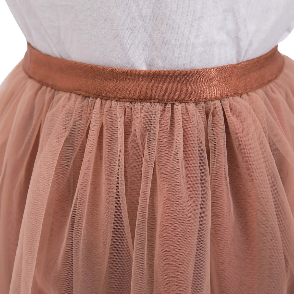 Puffy Casual Skirt For Girls 150 | 10-11Y Caramel 150 | 10-11Y,54,56,, Image