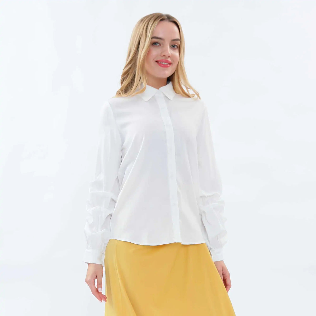 plain fashion shirt for women image