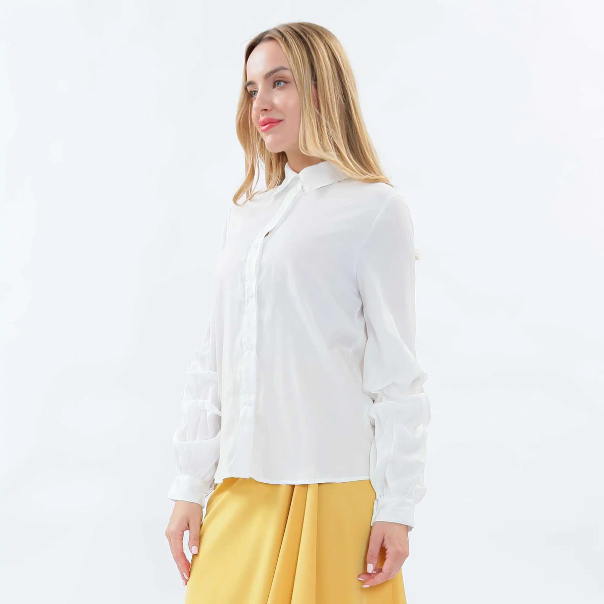 plain fashion shirt for women image