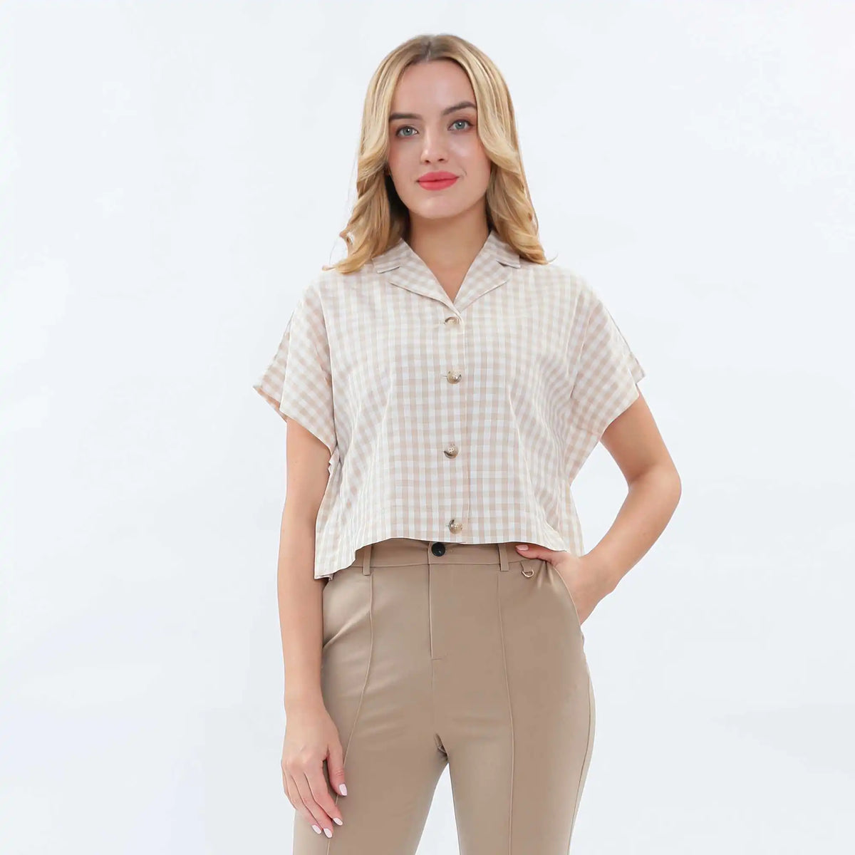 Checked Fashion Shirt For Women