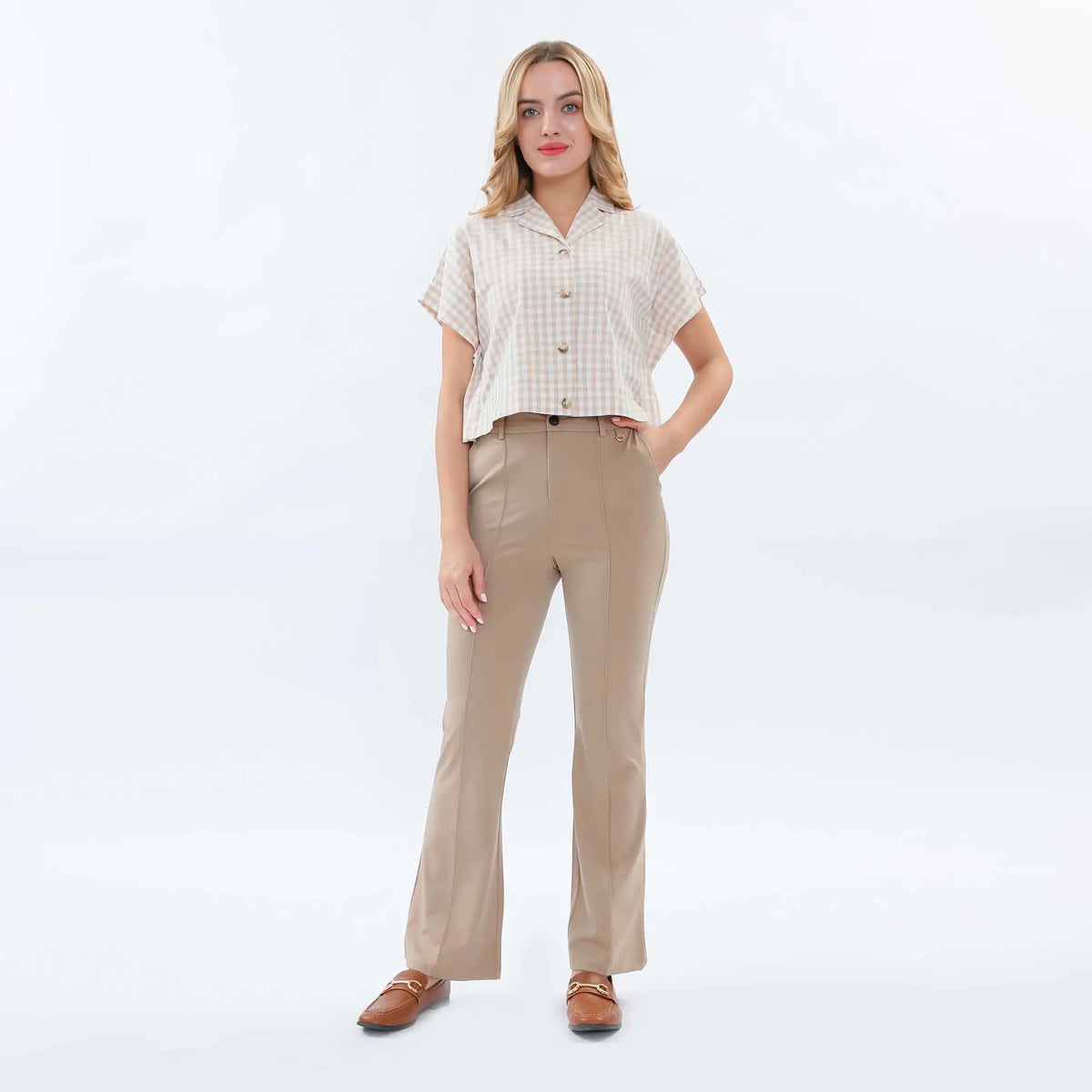 Checked Fashion Shirt For Women