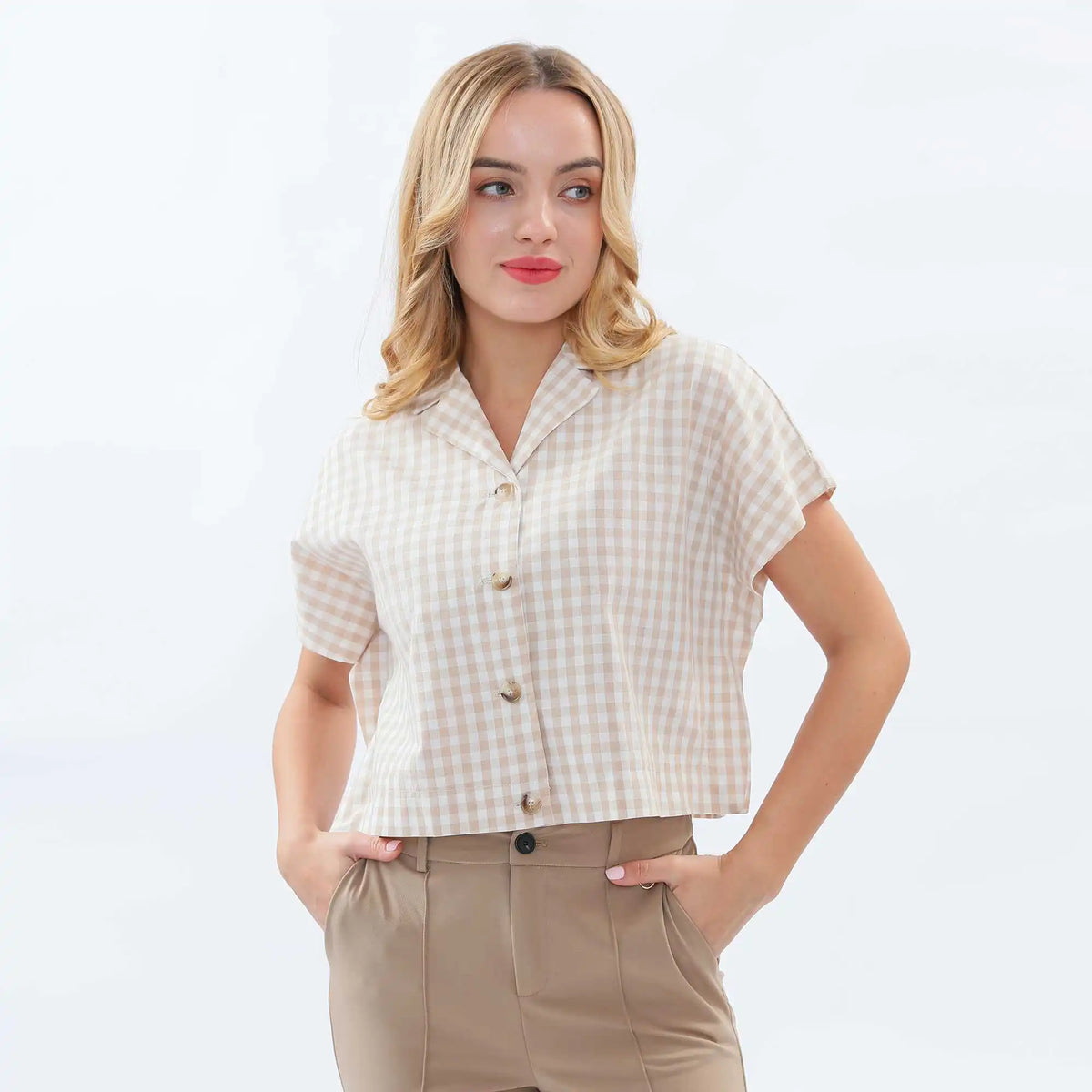 Checked Fashion Shirt For Women