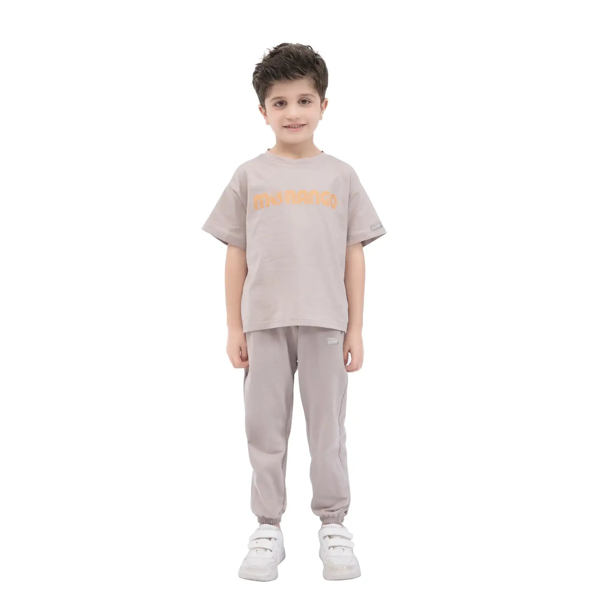 printed basic t shirt for boys image